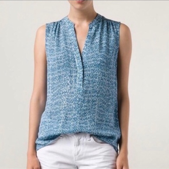 Vince Tops - {VINCE} Sleeveless Silk Blouse